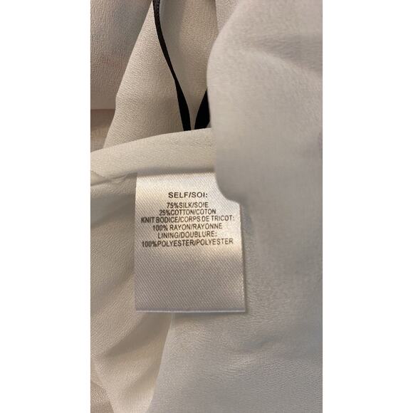 Tanya Taylor Fifi Long Silk Blend Maxi Dress Halter Multicolor Fairy Size Large - Picture 4 of 9